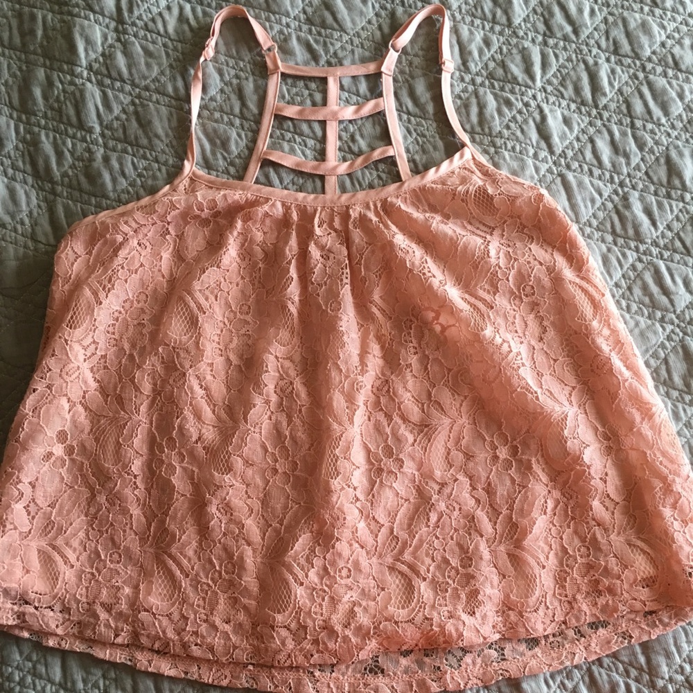 Peace lace top
